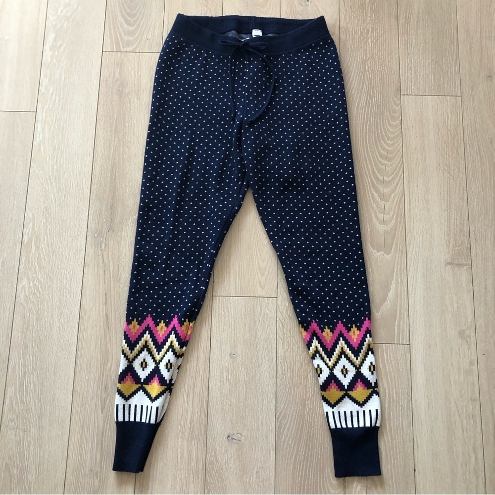 Old Navy Fair Isle Knit Loungewear Pants Size S